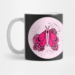 pink celestial moth Mug